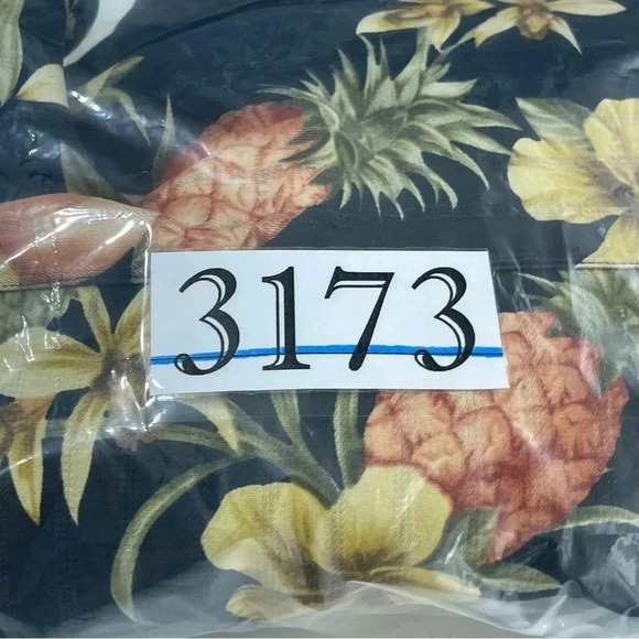 Tommy Bahama Shirt Button Down Short Sleeve Silk floral hawaiian 3173 - Picture 6 of 6